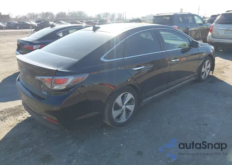 2016 Hyundai Sonata Hybrid Limited из США, поврежденный, VIN KMHE34L17GA033344